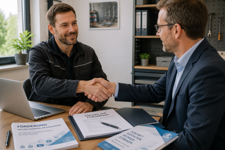 Fördermittel für die Digitalisierung im Handwerk