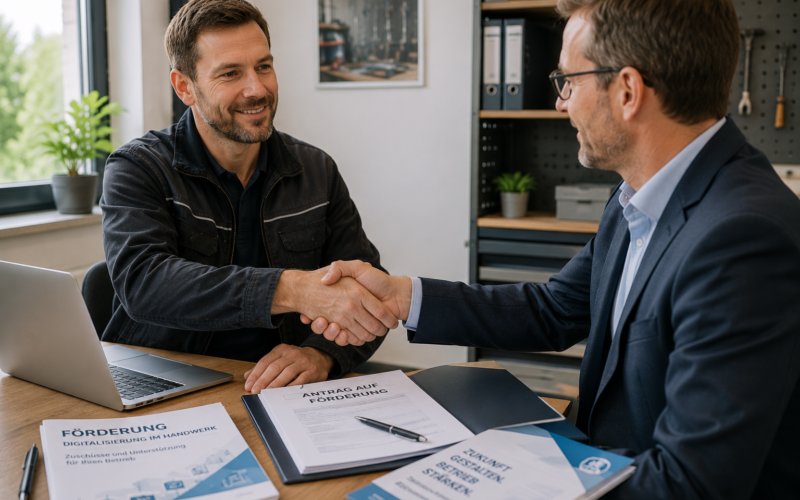 Fördermittel für die Digitalisierung im Handwerk