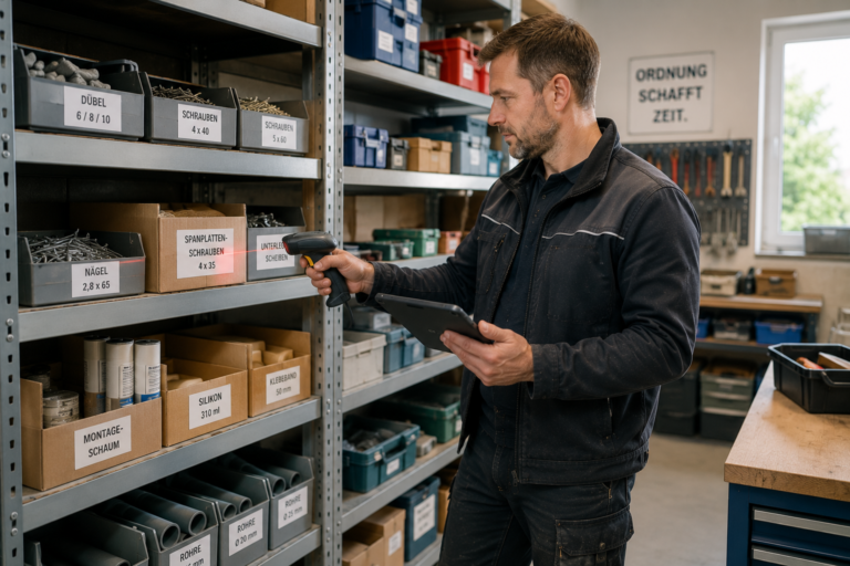 Lagerverwaltung im Handwerk: Material im Griff behalten