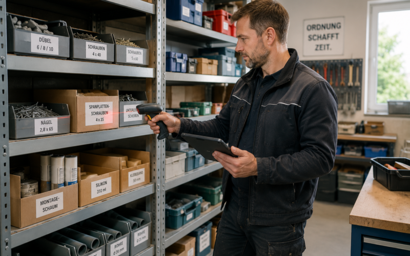 Lagerverwaltung im Handwerk: Material im Griff behalten