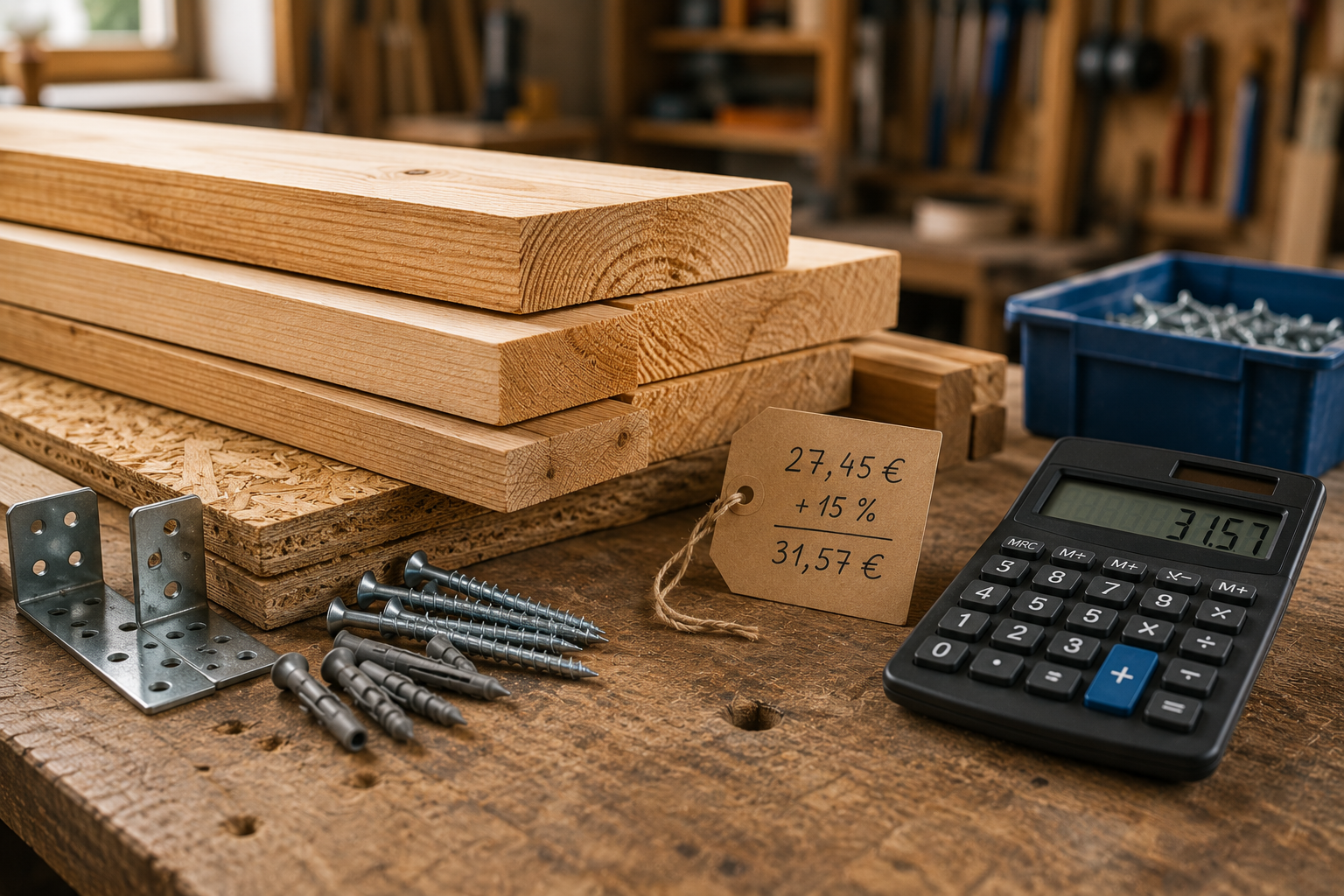 Materialaufschlag im Handwerk: Wie viel Marge ist üblich?