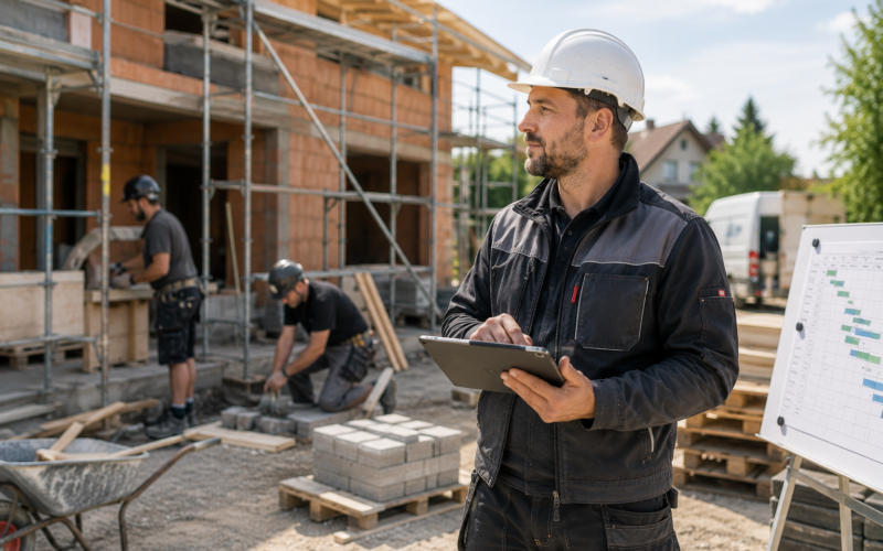 Projektmanagement im Handwerk: Methoden für die Baustelle