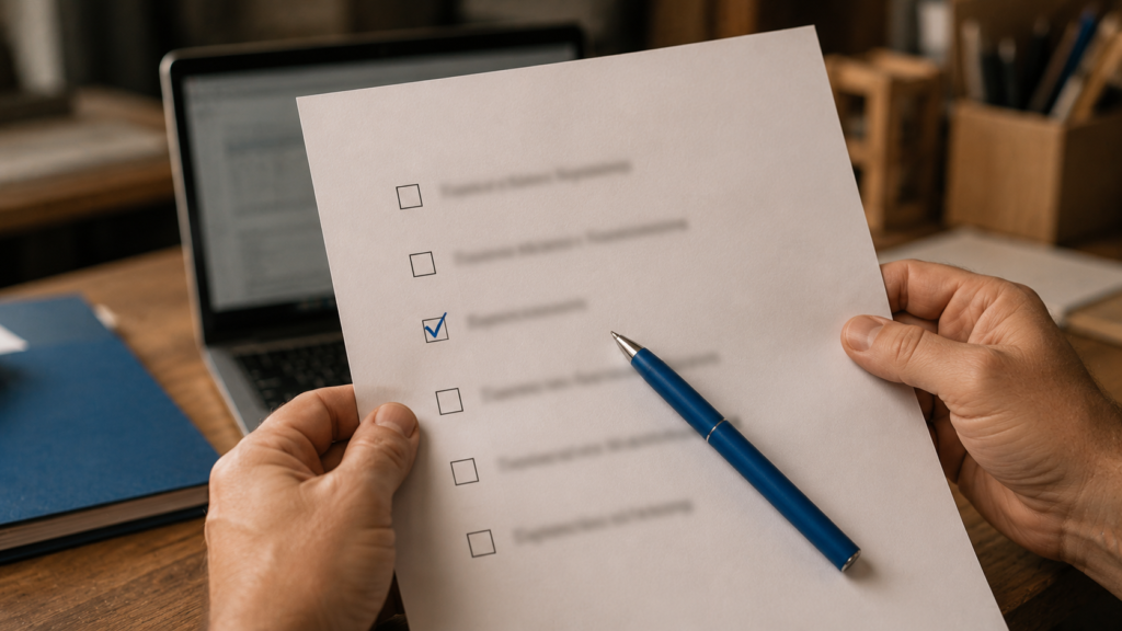 Checkliste zur Auswahl einer Software