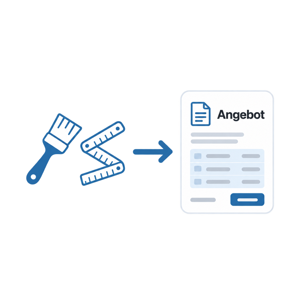 Flächen-Aufmaß und Angebote in Minuten