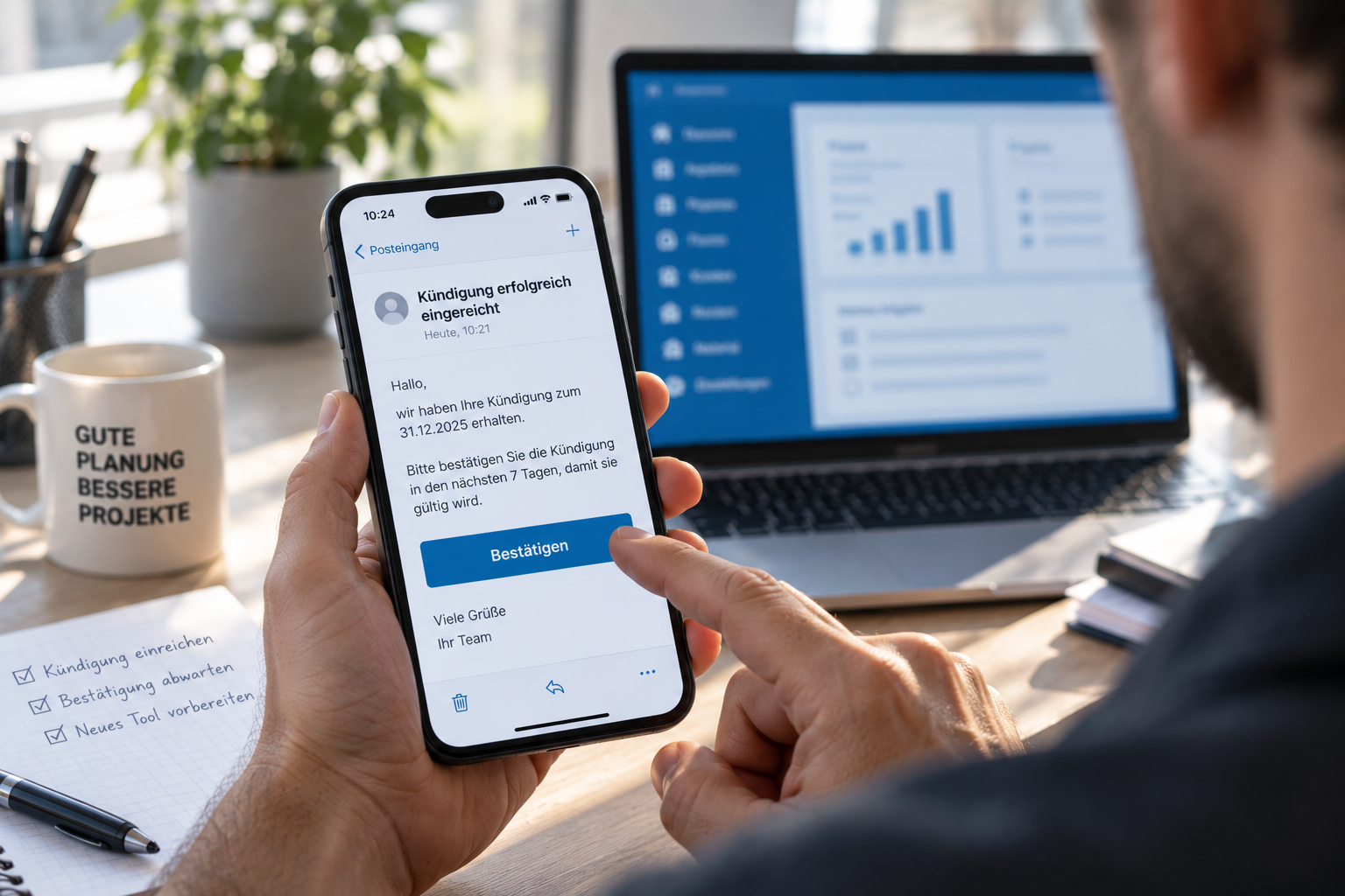 Lexware Office kündigen: Frist, Ablauf und Datenexport